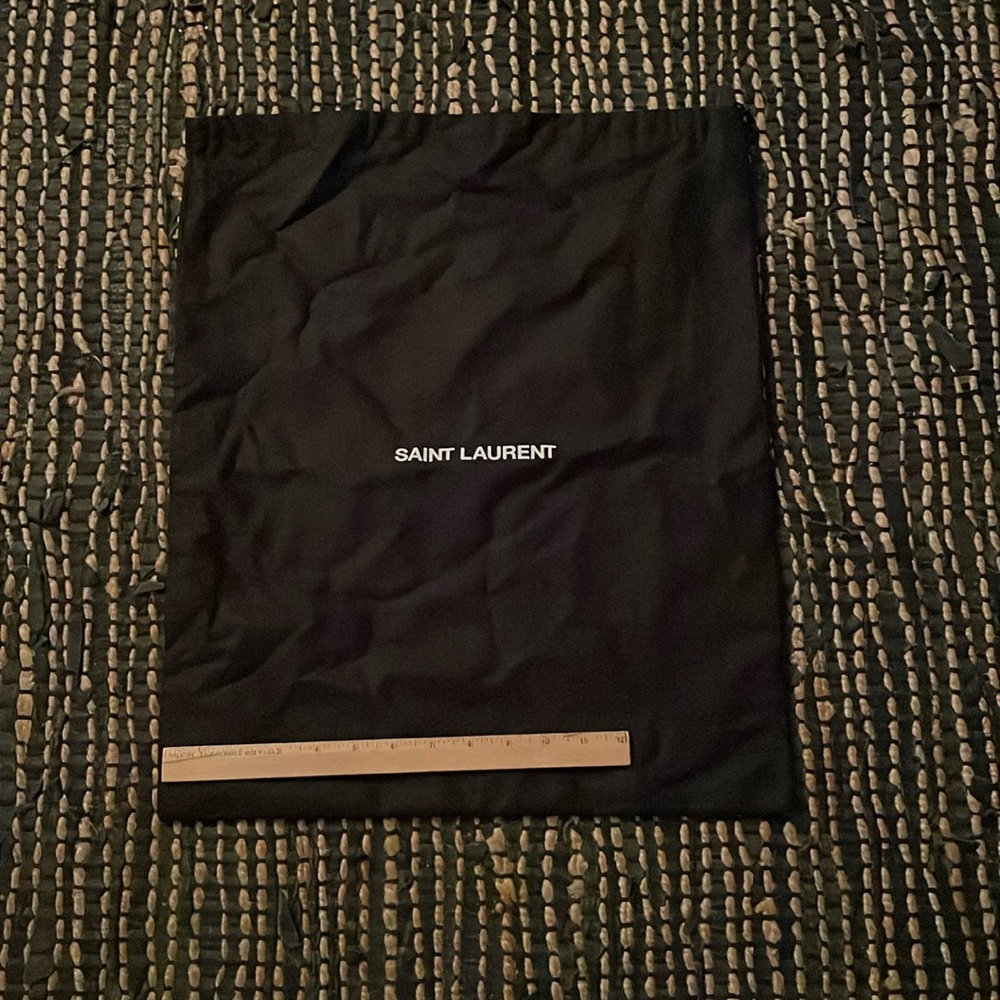 Saint Laurent black dust bag